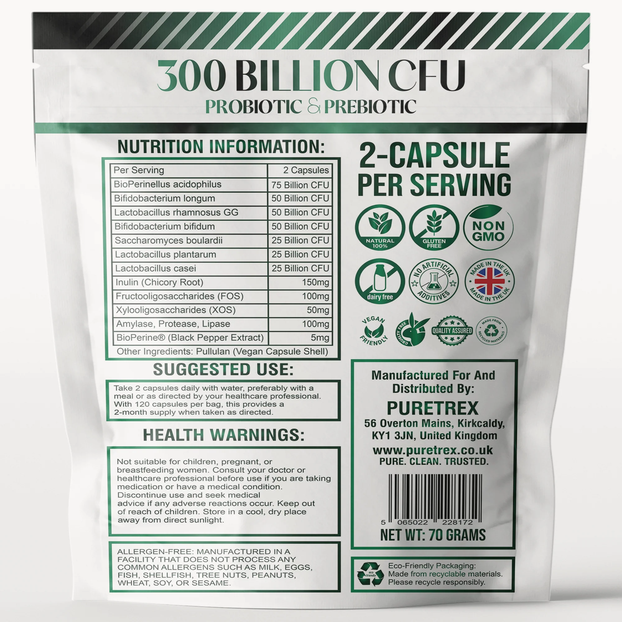 300 Billion CFU Probiotic & Prebiotic – Multi-Strain Synbiotic Ultra Formula - Image 10