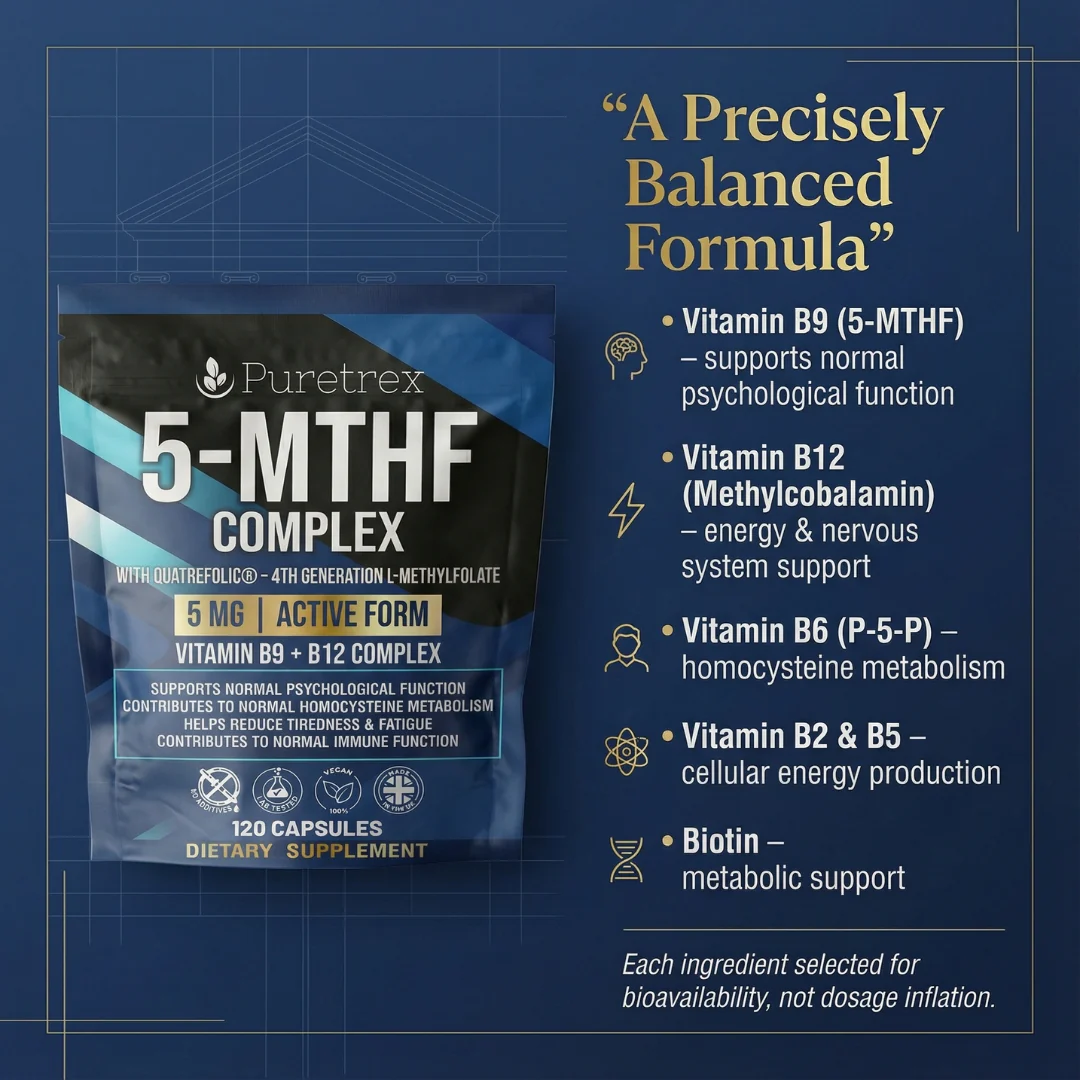 5-MTHF Active Folate Complex – Quatrefolic®, B12 & Biotin - Image 5