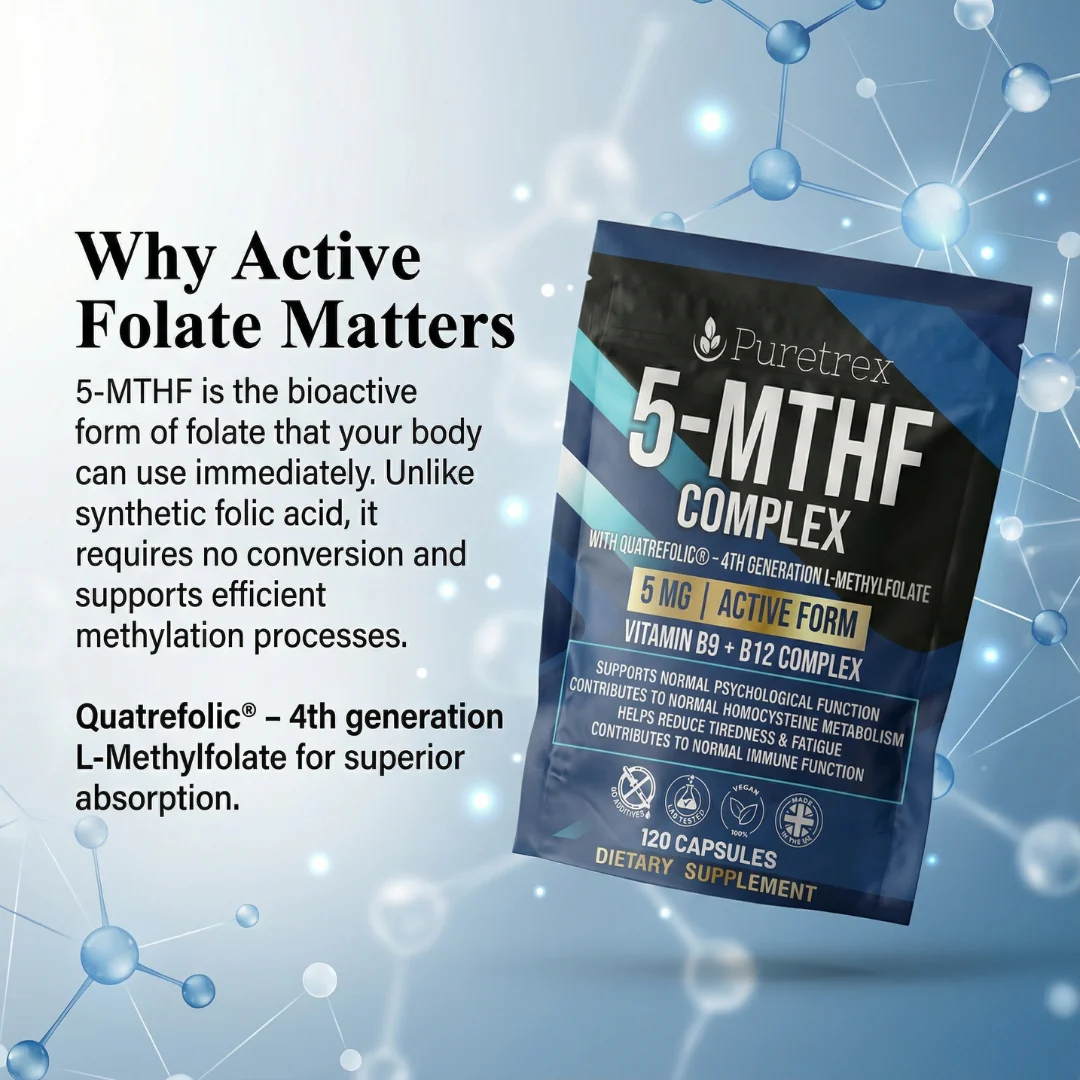 5-MTHF Active Folate Complex – Quatrefolic®, B12 & Biotin - Image 9