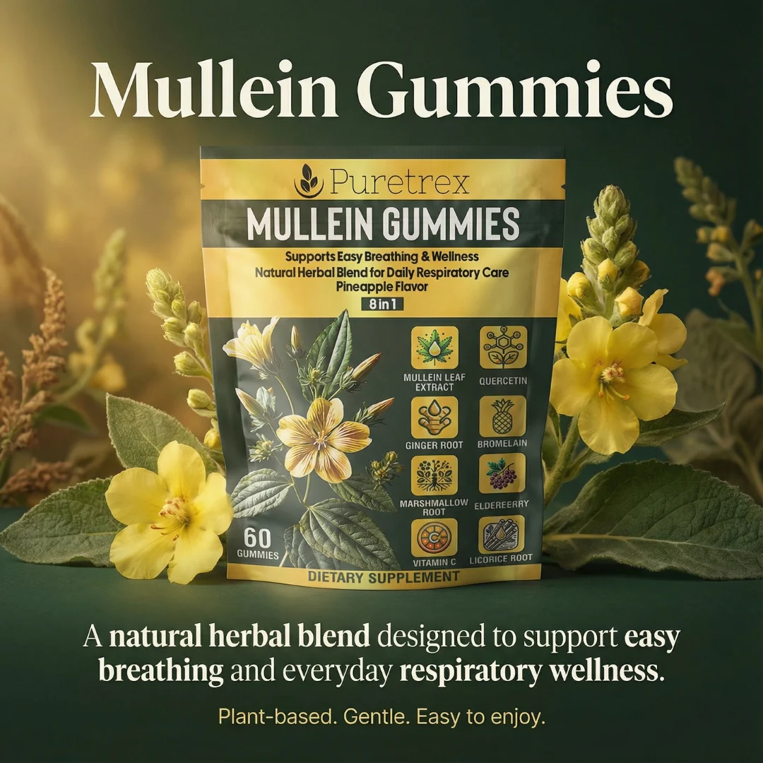 8-in-1 Mullein Gummies – Lung & Wellness Formula - Image 4