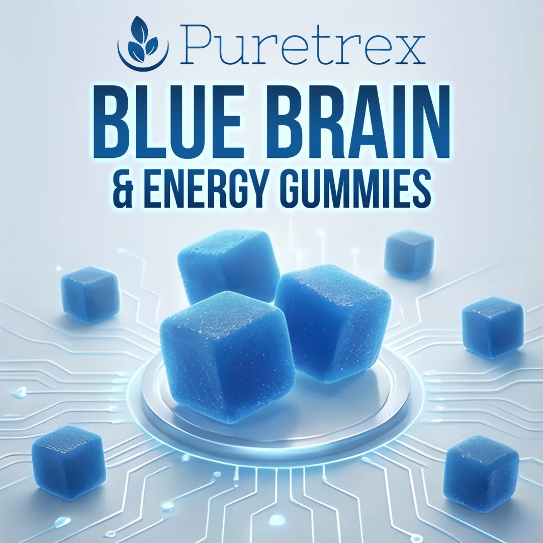 Blue Brain Gummies – Spirulina, Uridine & Theanine Nootropic Formula - Image 3