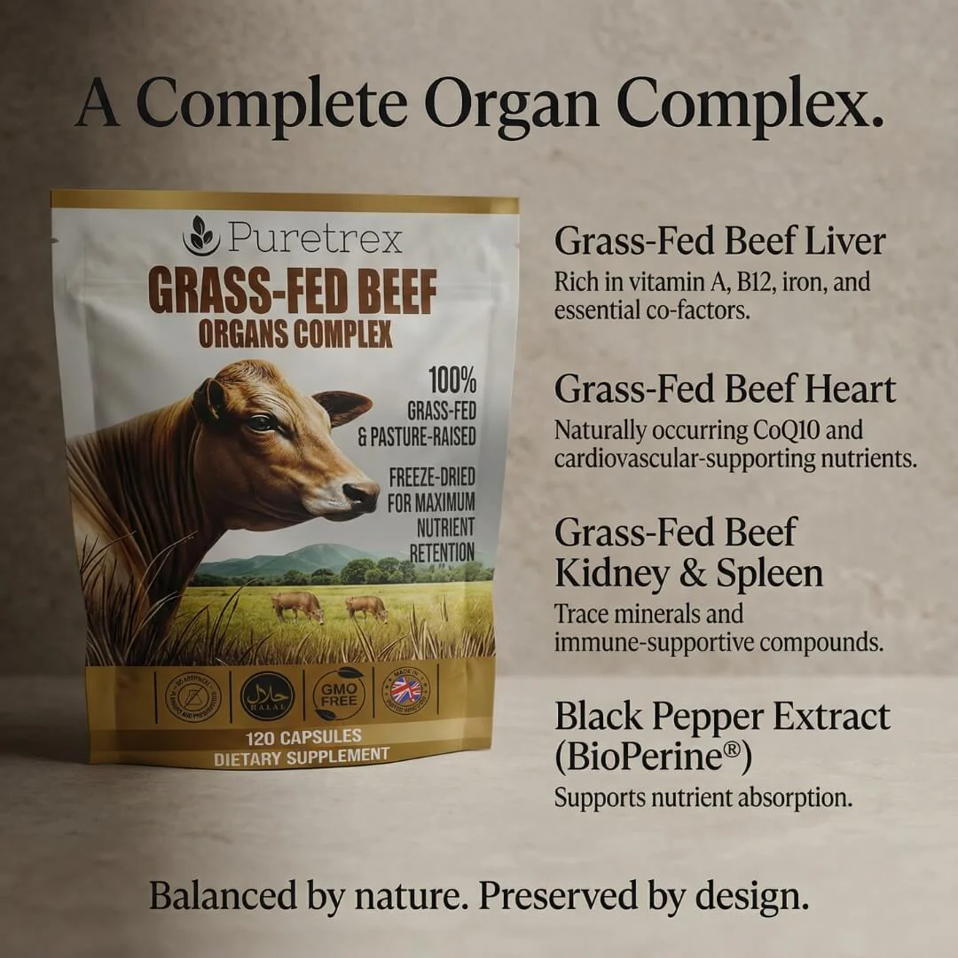 Grass-Fed Beef Organs Complex – Liver, Heart, Kidney & Spleen - Image 6
