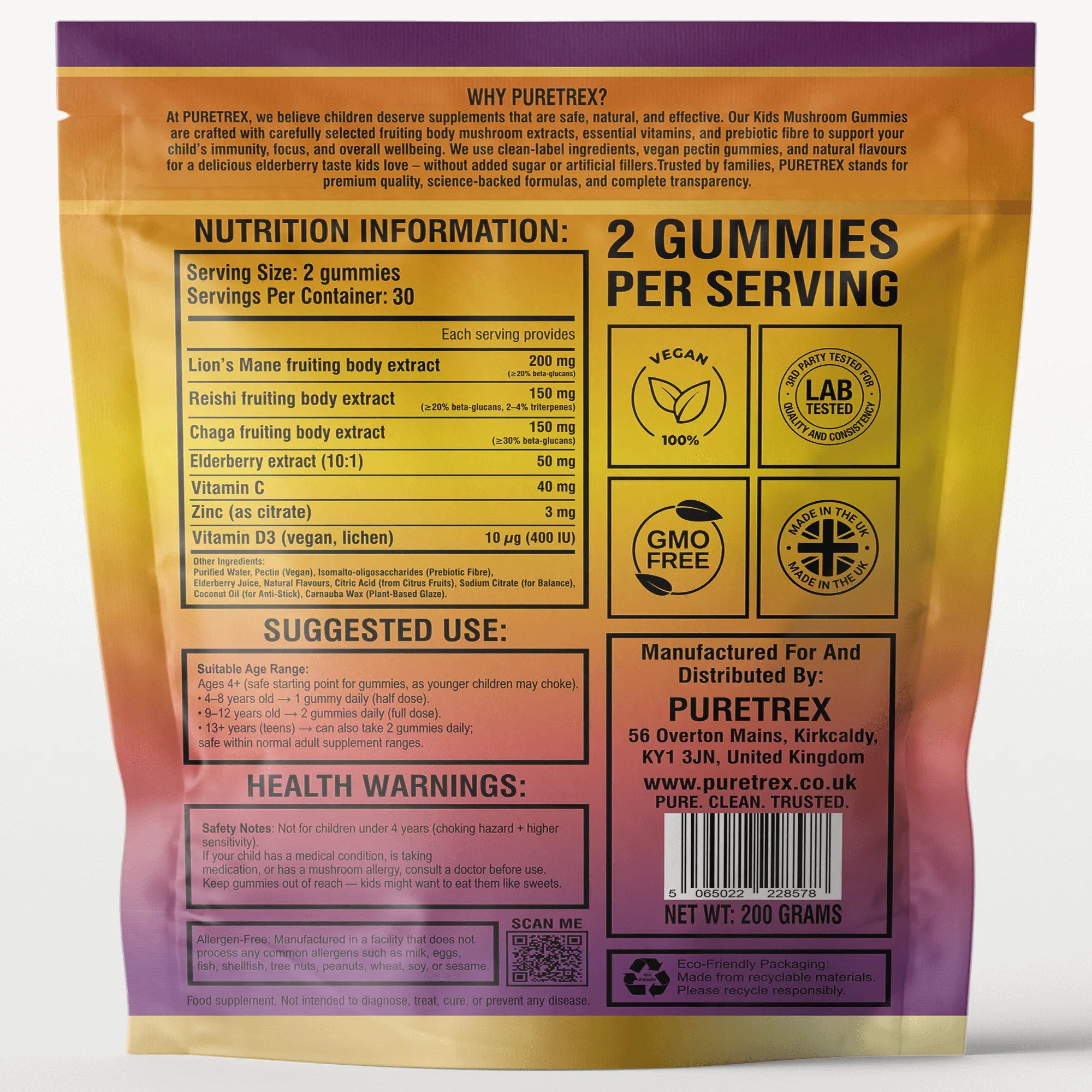 Kids Mushroom Gummies – Vitamin C, D3 & Zinc - Image 5