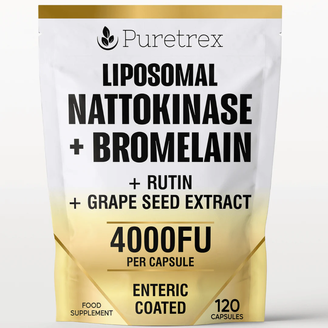 Liposomal Nattokinase 4000FU + Bromelain – Circulation & Heart Support