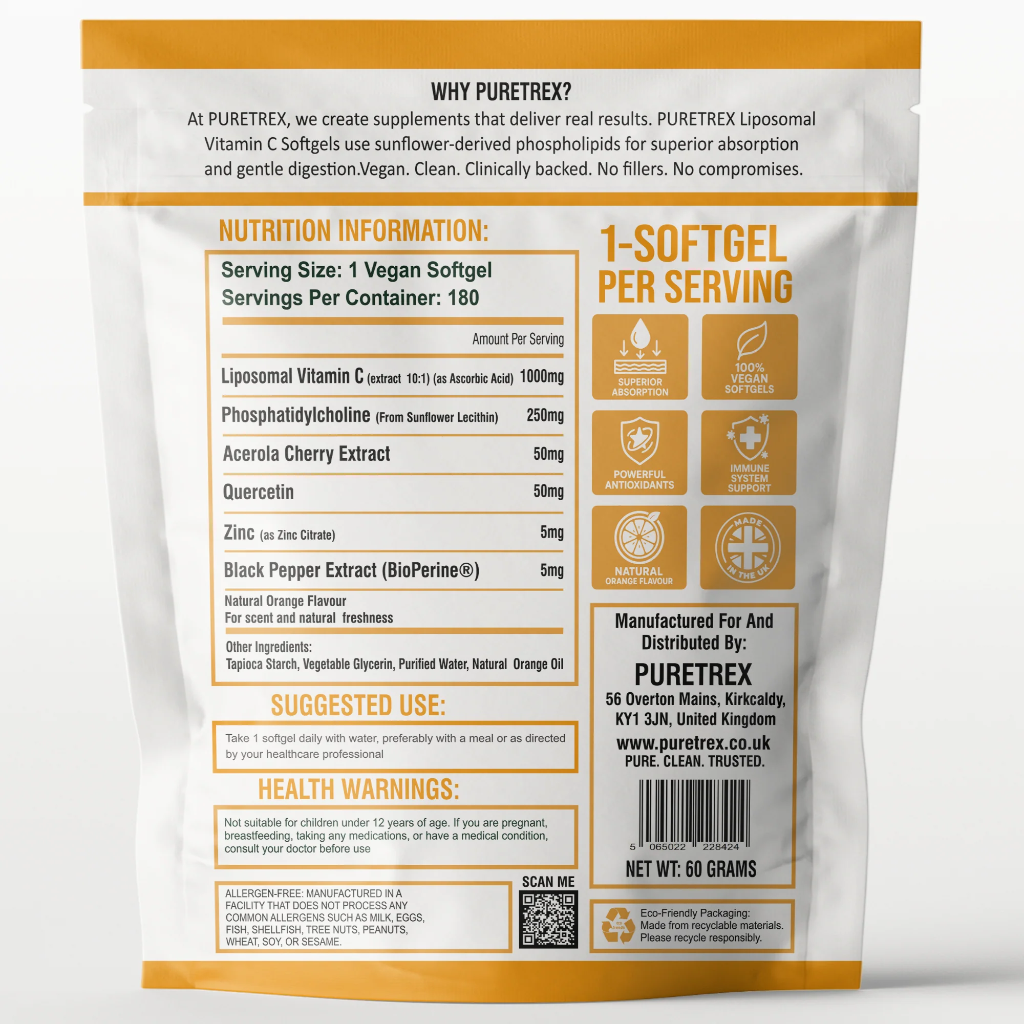 Liposomal Vitamin C Softgels – High Absorption Immune & Antioxidant Formula - Image 6