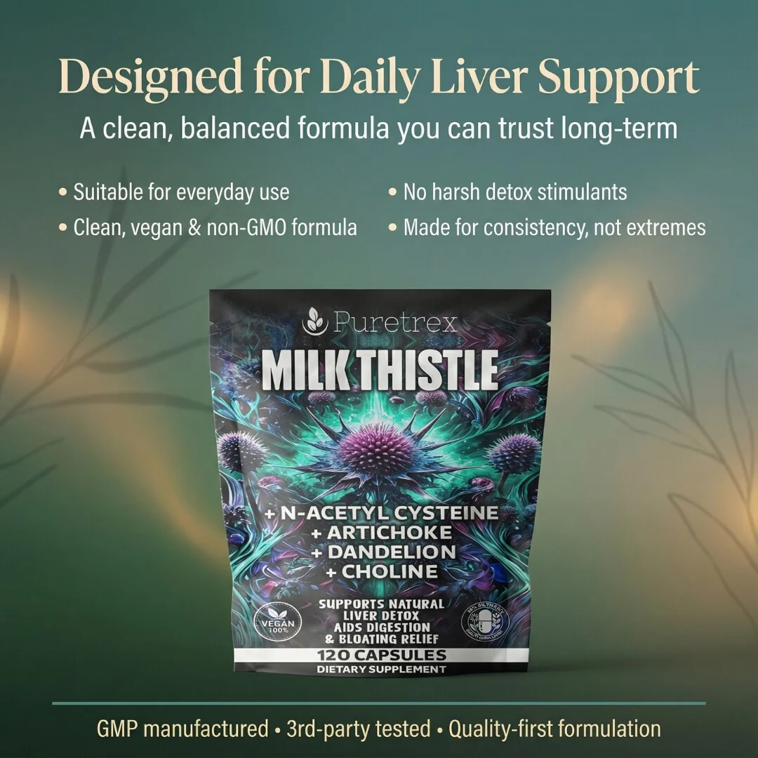 Milk Thistle Complex – 80% Silymarin Extract + NAC, Artichoke & Choline - Image 5