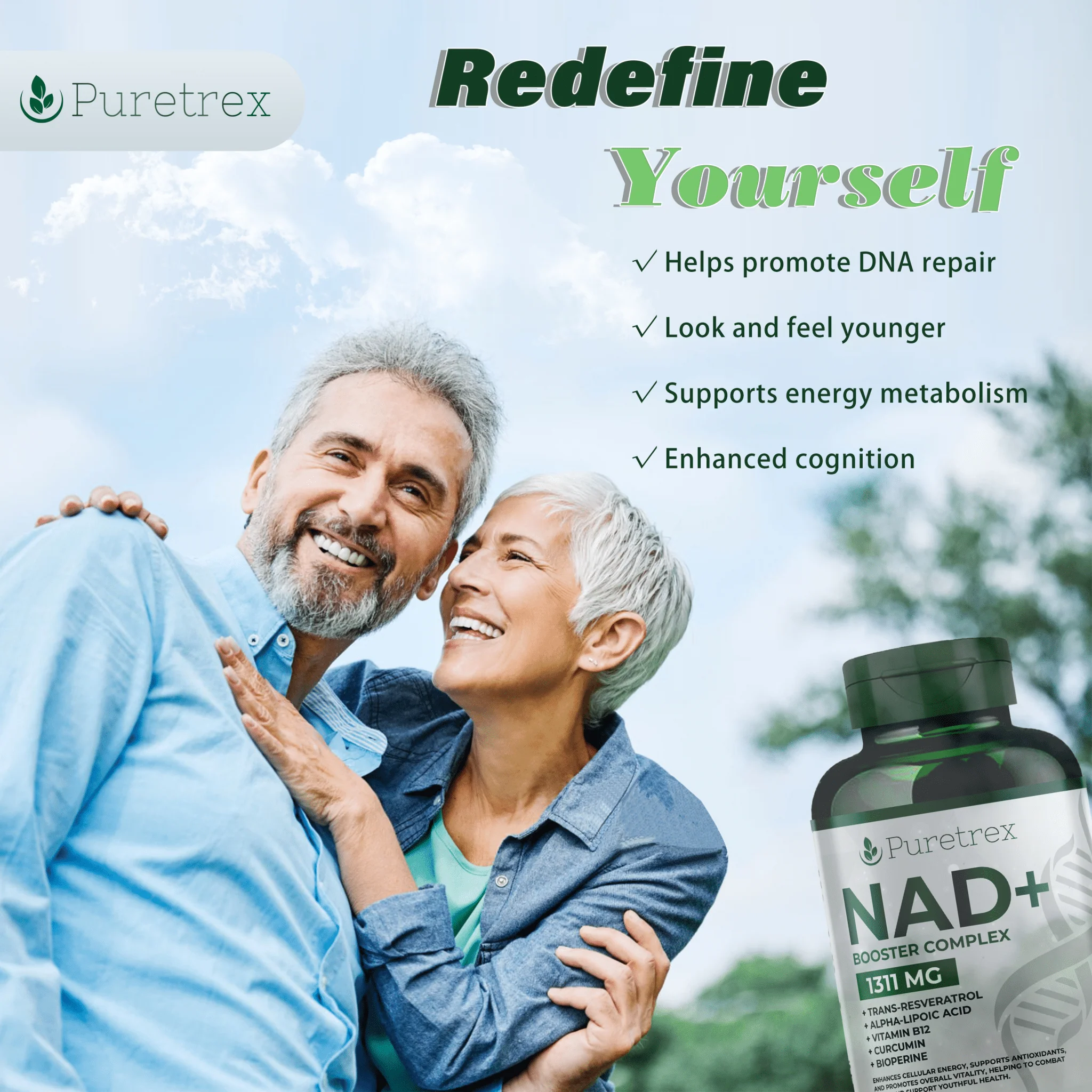NAD+ Complex – Trans-Resveratrol, CoQ10 & BioPerine® 90ct - Image 4