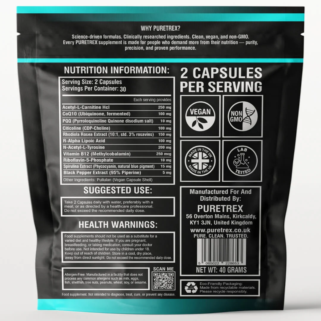 Neurocell Redox Focus – Advanced Nootropic & Mitochondrial Support Capsules - Image 2