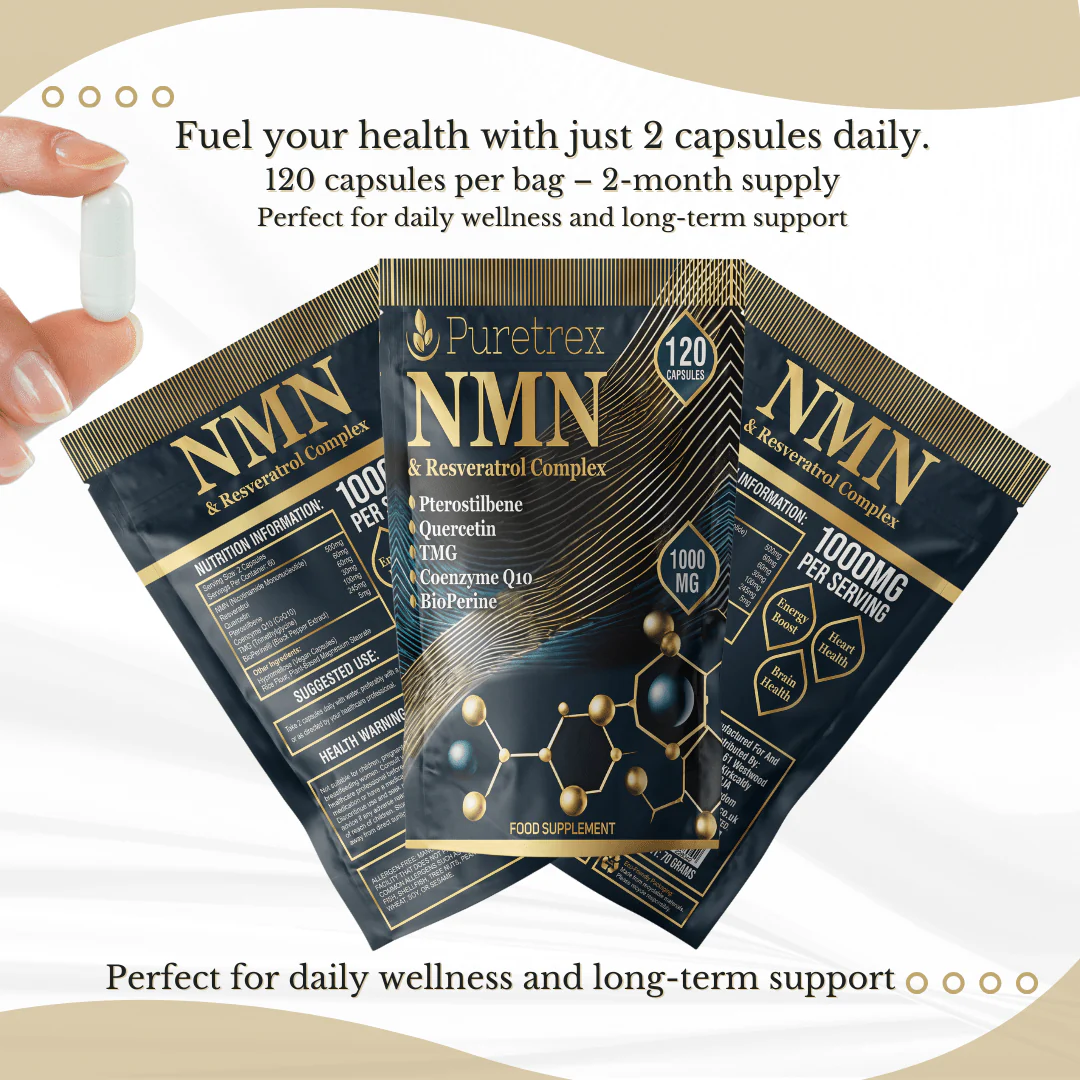 NMN & Resveratrol 7-in-1 Complex – CoQ10, TMG & BioPerine® - Image 8