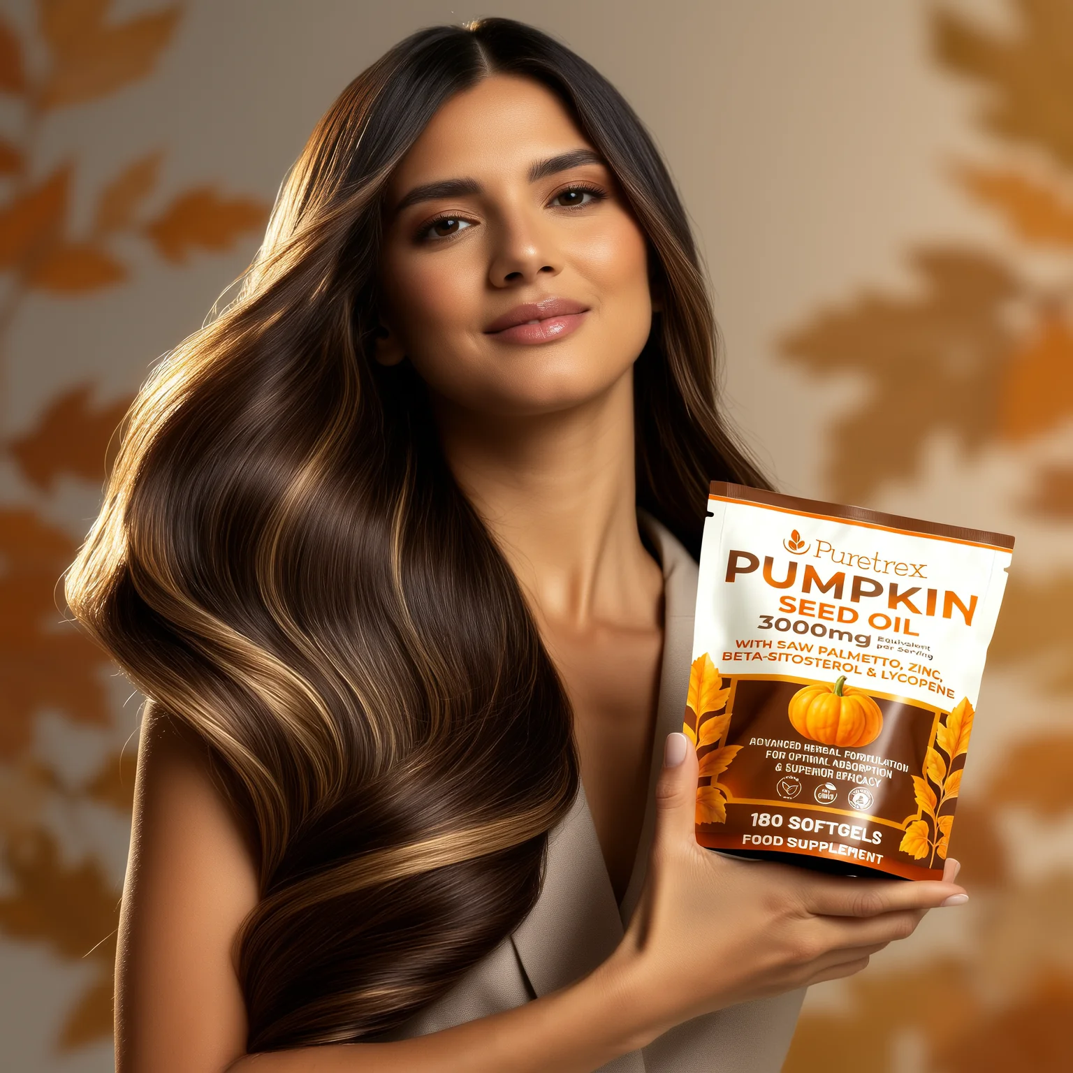 Pumpkin Seed Oil 3000mg with Saw Palmetto – Zinc, Beta-Sitosterol, Lycopene - Image 9