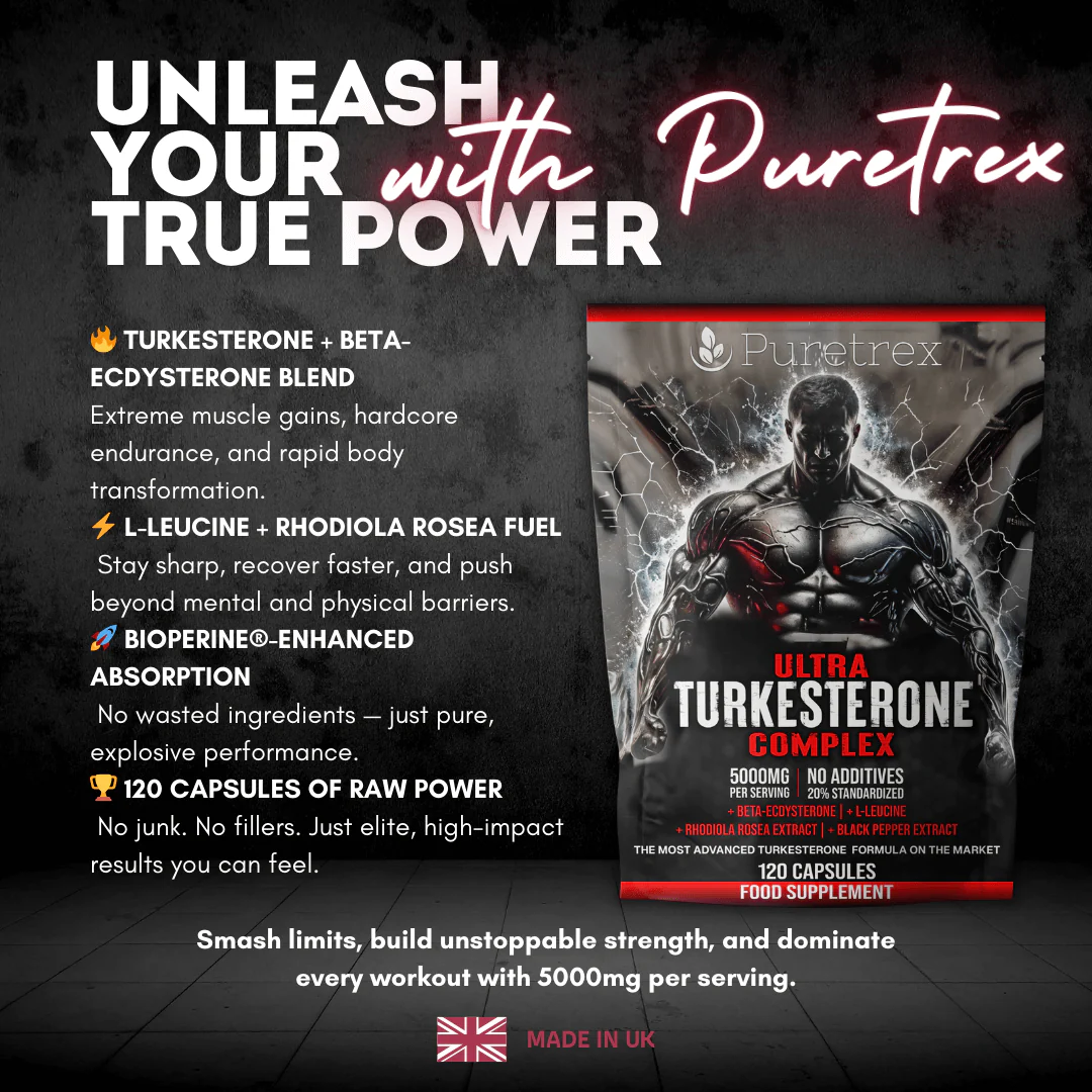 Ultra Turkesterone Complex – 5000mg with BioPerine® & Rhodiola - Image 2