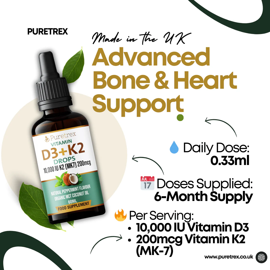 Vitamin D3 10,000 IU + K2 200mcg Drops – MCT Coconut Oil Formula - Image 5