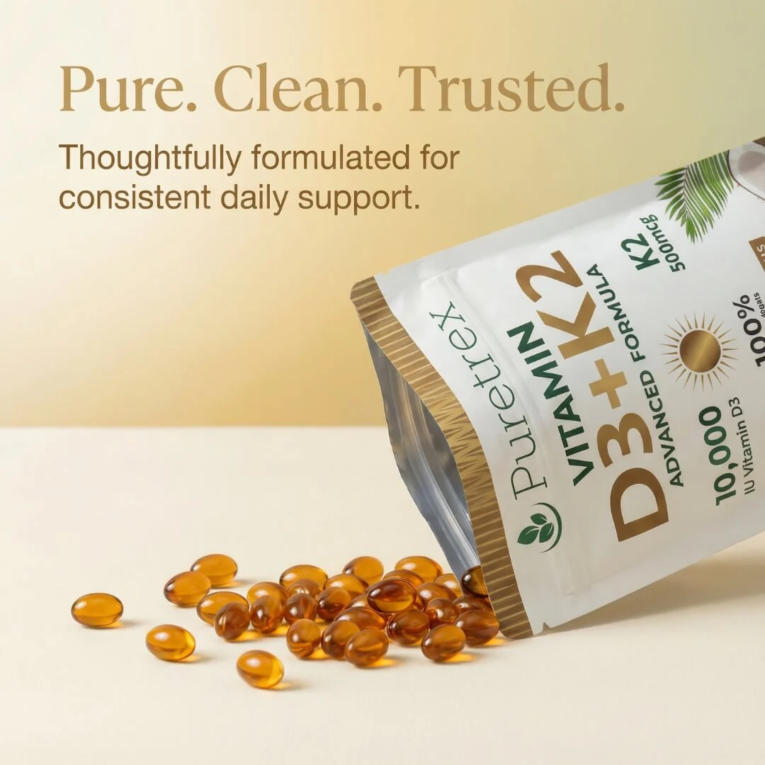 Vitamin D3 10,000 IU + K2 500mcg MK7 – Omega-3 & Astaxanthin Formula - Image 6